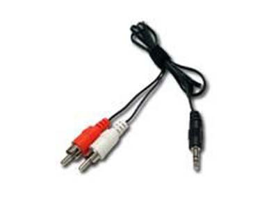 Foto NANOCABLE CABLE AUDIO JACK 3 5MM 2XRCA M 1 5 MT