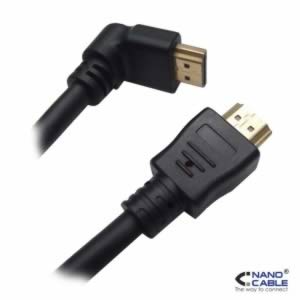 Foto Nanocable hdmi acodado v1.4 m-m 1.8m 1,8