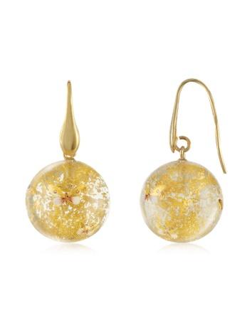 Foto Naoto Pendientes, Pendientes Dorados de Cristal