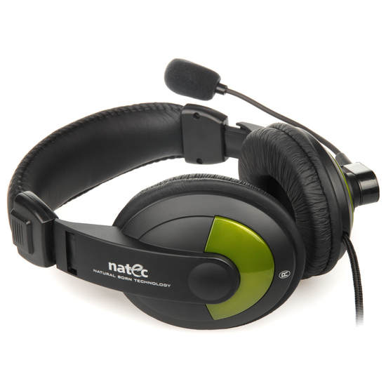 Foto Natec Grizzly Green Headset
