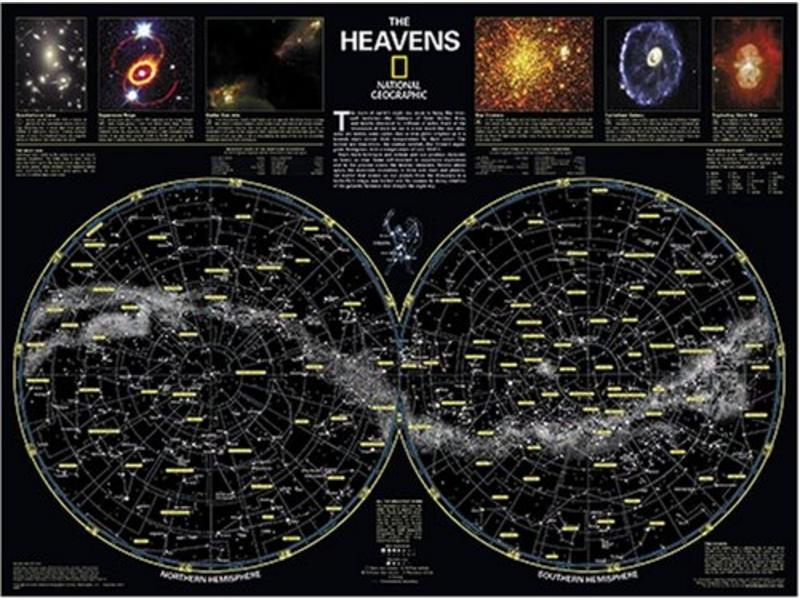 Foto National Geographic Maps: The Heavens