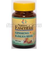Foto Nature essential ginseng y jalea real 600 mg 50 capsulas