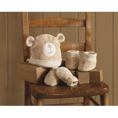 Foto Natures Purest Set De Gorro, Manoplas Y Patucos De Velour Hug Me