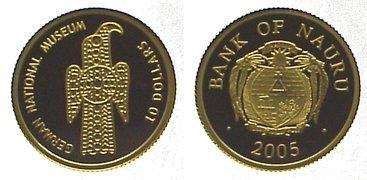 Foto Nauru 10 Dollars Gold 2005