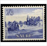 Foto Nauru stamps 1963 coral pinnacles 2sh3p scott 55 sg 63 mnh