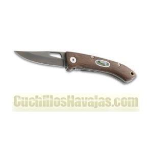 Foto Navaja de bolsillo mango tuya, hoja 6 cms.