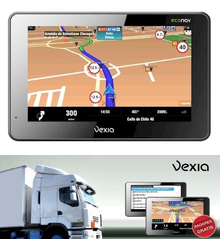Foto Navegador camión Vexia 570 Total Truck Europa, pantalla 5