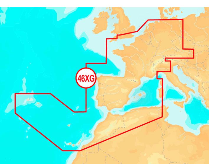 Foto Navionics Cartografia Nautica Gold XL9 46XG Europa Occidental