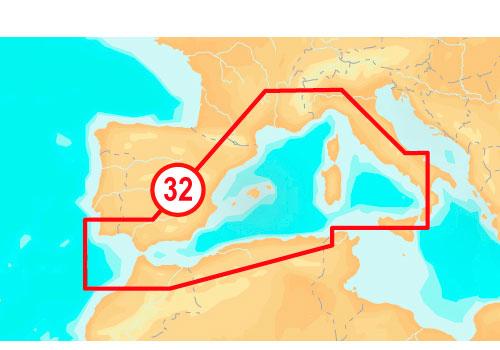 Foto Navionics Cartografia Nautica Platinum+ XL3 32P Mediterraneo Oeste