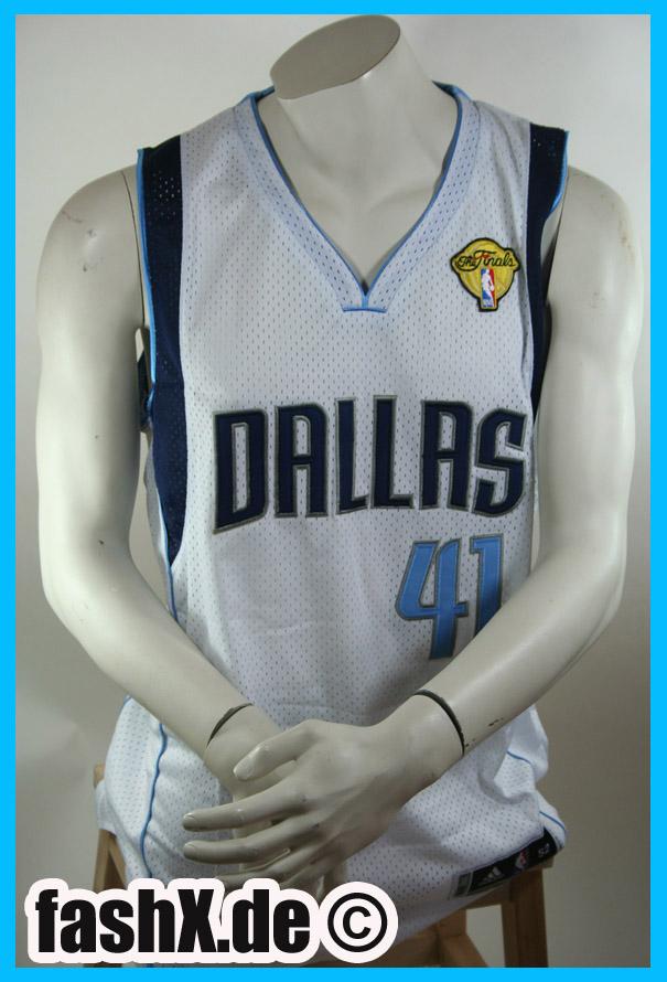 Foto NBA Dallas Mavericks Play off camiseta Dirk Nowitzki 41 Adidas XL