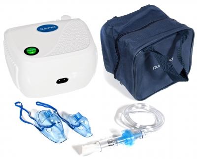 Foto nebulizador compacto con compresor uso continuo