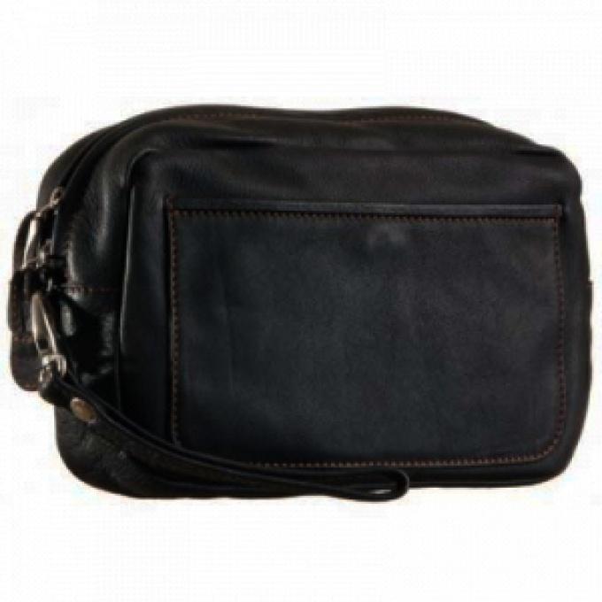 Foto NECESER DE VIAJE EN CUERO NEGRO LA BAGAGERIE
