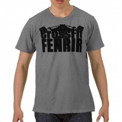 Foto Negro de la integridad de CrossFit Fenrir en negro Tee Shirts