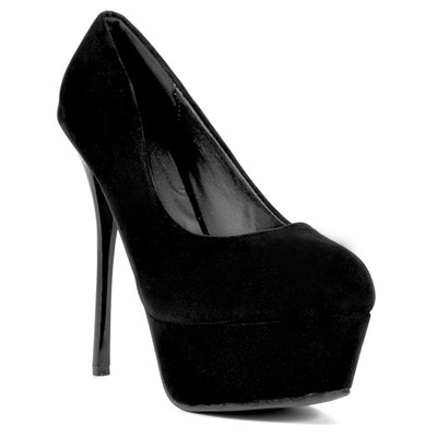 Foto Negro Elegante Zapatos Calzados Mujer Tacones De Plataforma Tac�n 14cm Talla 38