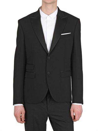 Foto neil barrett tuxedo wool crepe jacket