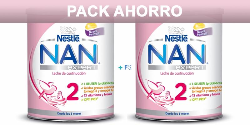Foto Nestle - Nan 2 expert pack ahorro (2 x 800g)