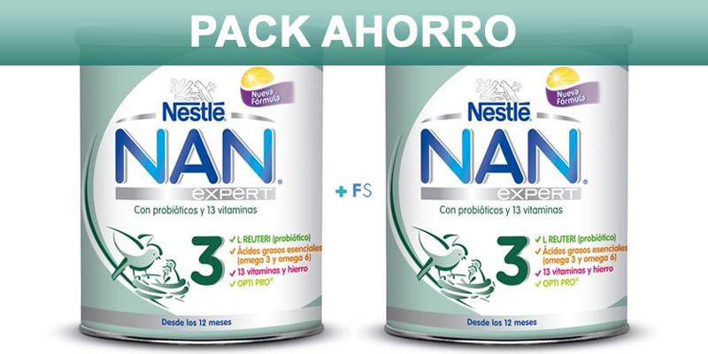 Foto Nestle - Nan 3 expert pack ahorro (2 x 800g)