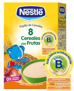 Foto Nestle 8 Cereales Con Frutas 600g