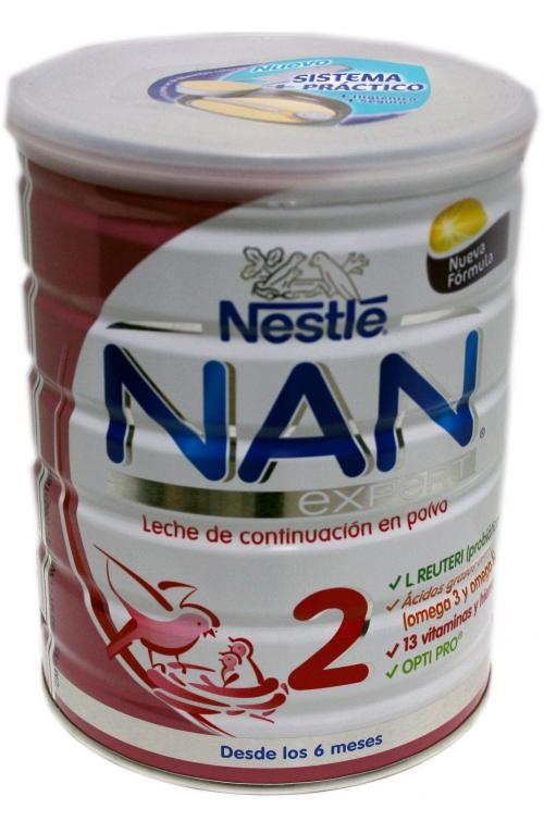 Foto Nestle leche 800g nan2 expert,a partir 6m+, con l reuteri, omega 3 y 6