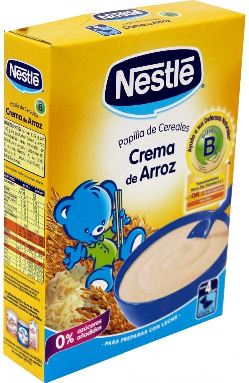 Foto Nestle papilla 250g crema de arroz con bifidus y 0% azucares etapa 1,4