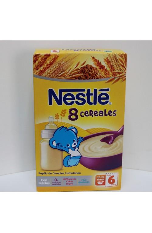 Foto Nestle papilla 600g 8 cereales con bifidus y 0% azucares anadidos, eta