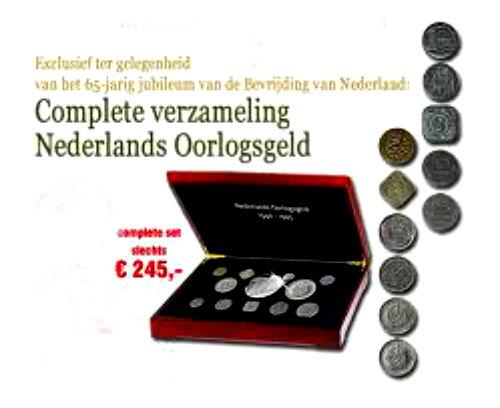 Foto Netherlands 434,5 Cents 1940/1945