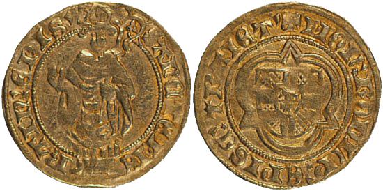 Foto Netherlands florin dor 1433-1455Ad