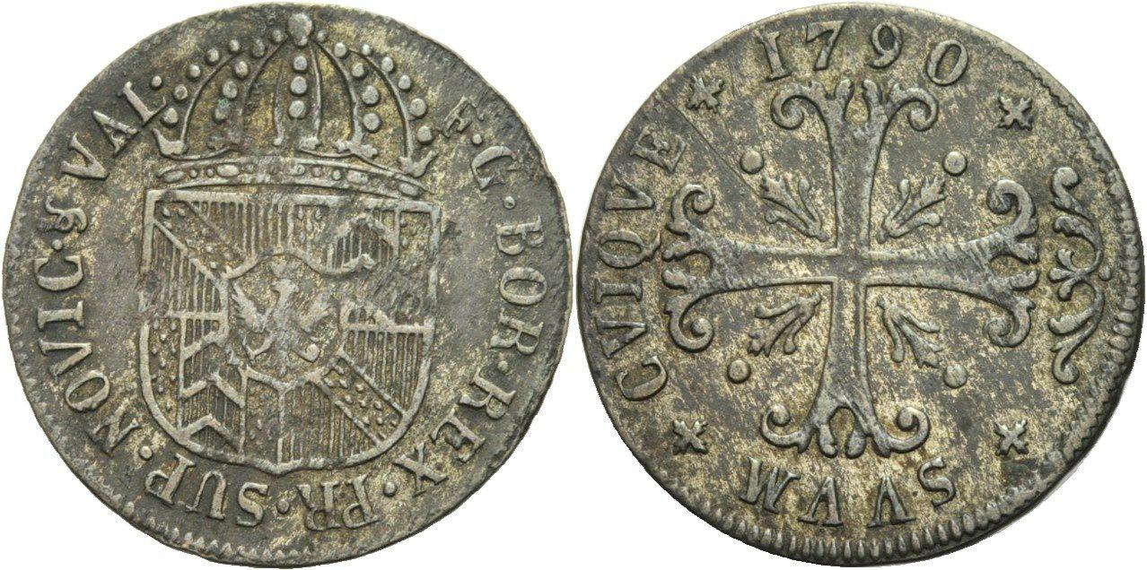 Foto Neuenburg Neuchatel Preussen 2 Kreuzer 1790