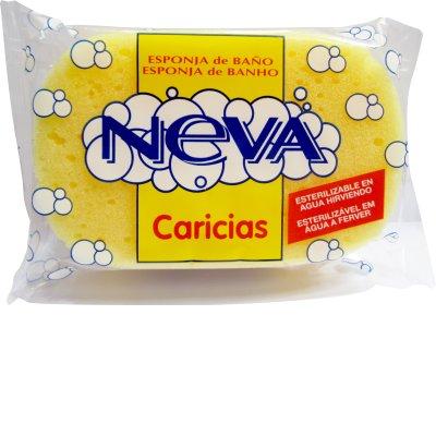 Foto neva esponja de baño caricias