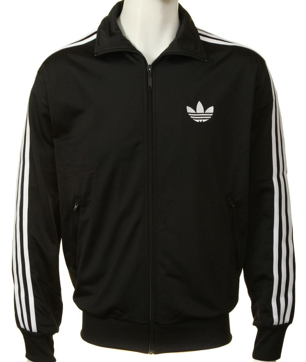 Foto New Adidas Originals Mens Adi Firebird Black Zip Track Top
