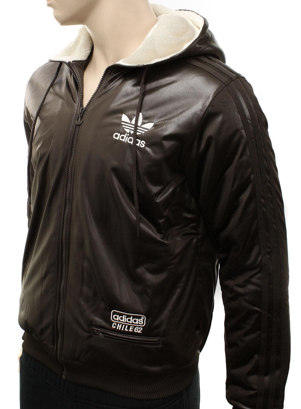 Foto New Adidas Originals Mens M Chile 62 Padded TT Hooded Bomber Jacket