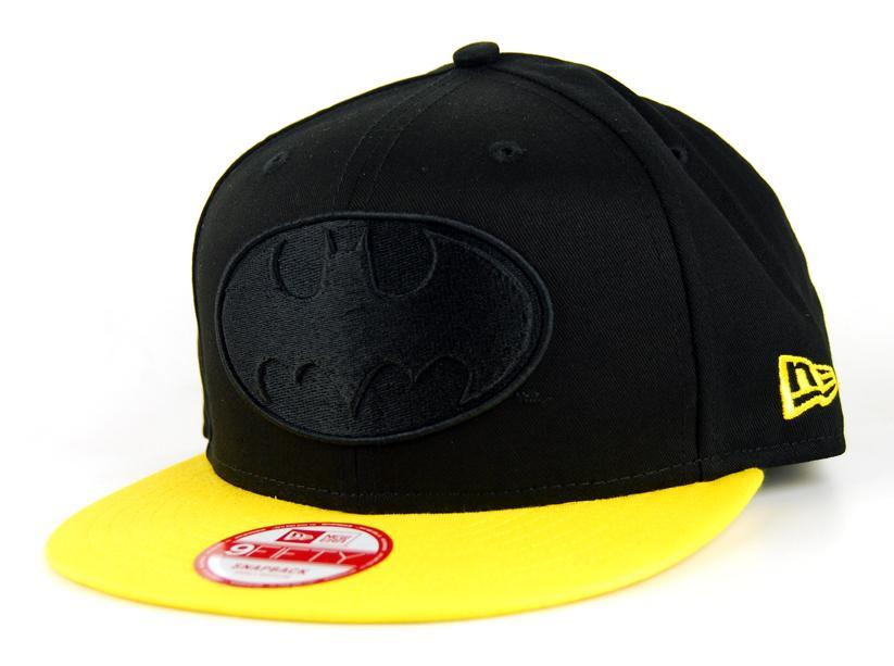 Foto New Era Character Poptonal Batman Snapback Cap - Black / Yellow