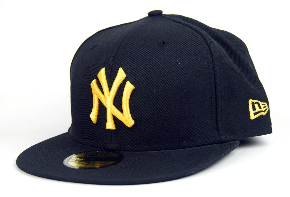 Foto New Era Estacional New York Yankees - Negro / Oro All