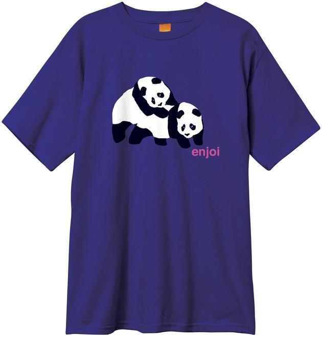 Foto New Era Piggyback Panda Tee - Purple