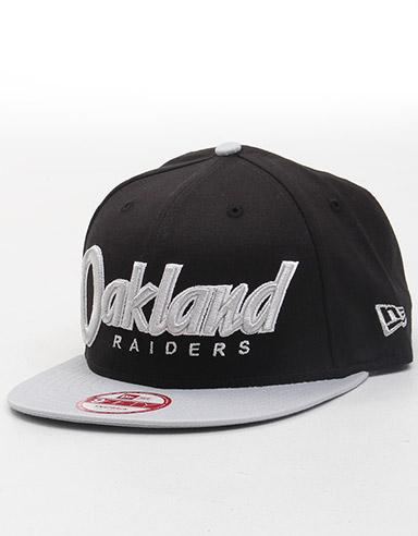 Foto New Era Snapitback 2 Oakland Raiders Team Todos sombreros - Negro