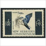 Foto New Hebrides - British 1963 White-collared kingfisher Scott 107 MNH