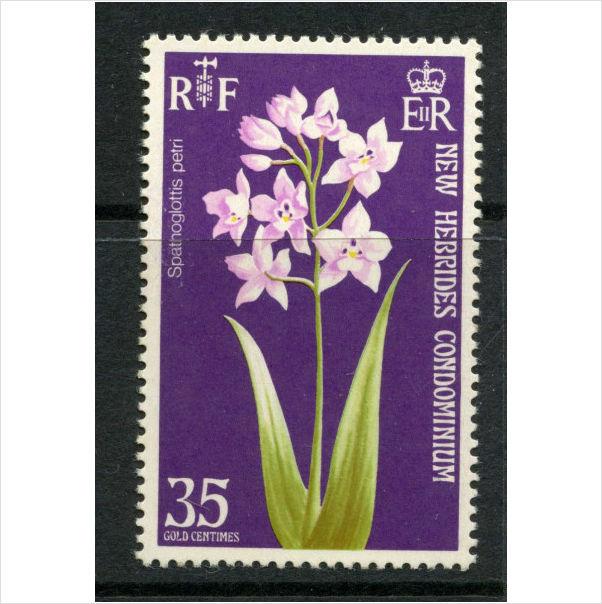 Foto New hebrides - british 1973 orchid scott 173 mnh topical: flora