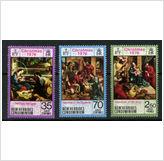 Foto New Hebrides - British 1976 Christmas issue Scott 211-3 MNH Topical: Christmas