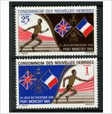 Foto New hebrides - french 1969 3rd south pacific games scott 152-3 mnh topic: sport
