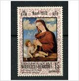Foto New Hebrides - French 1970 Christmas issue Scott 161 MNH Topical: Christmas