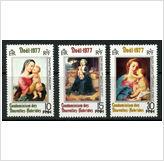Foto New Hebrides - French 1977 Christmas issue Scott 271-3 MNH