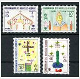Foto New Hebrides - French 1979 Christmas issue Scott 292-95 MN