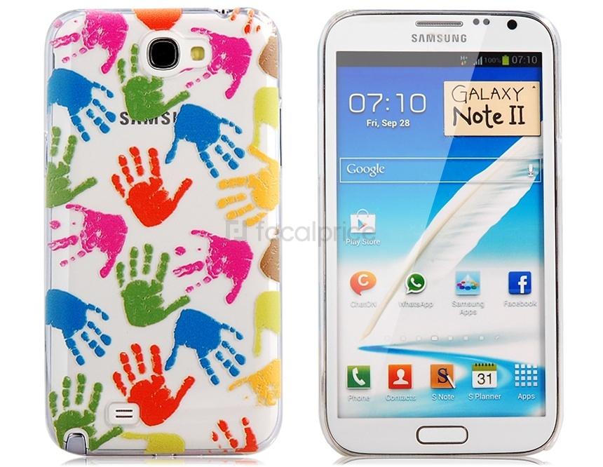 Foto NEWTONS palma funda protectora de impresión para Samsung Galaxy Note II N7100