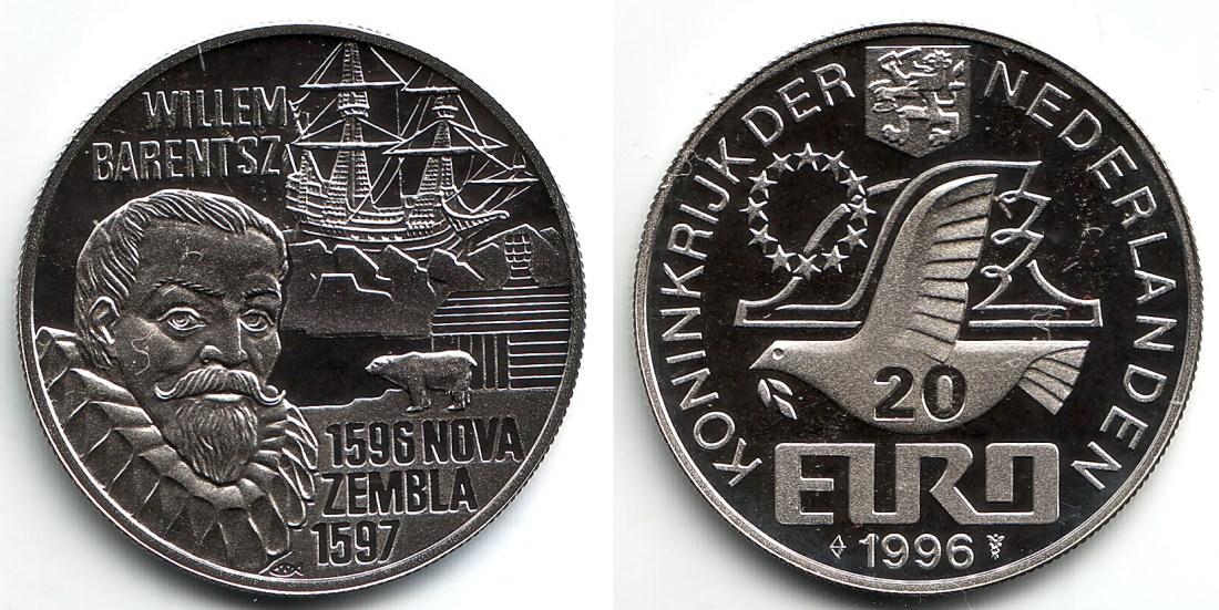 Foto Niederlande 20 Euro 1996