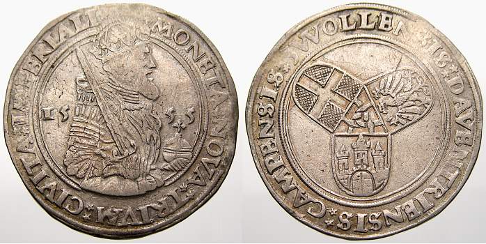 Foto Niederlande-Deventer, Kampen und Zwolle Taler 1555