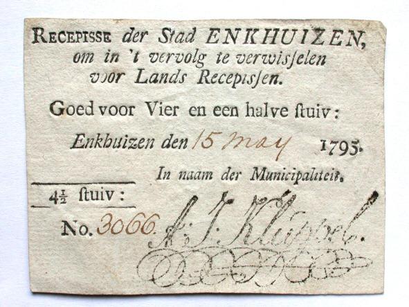 Foto Niederlande, Enkhuizen 4 1/2 Stuiver 1795