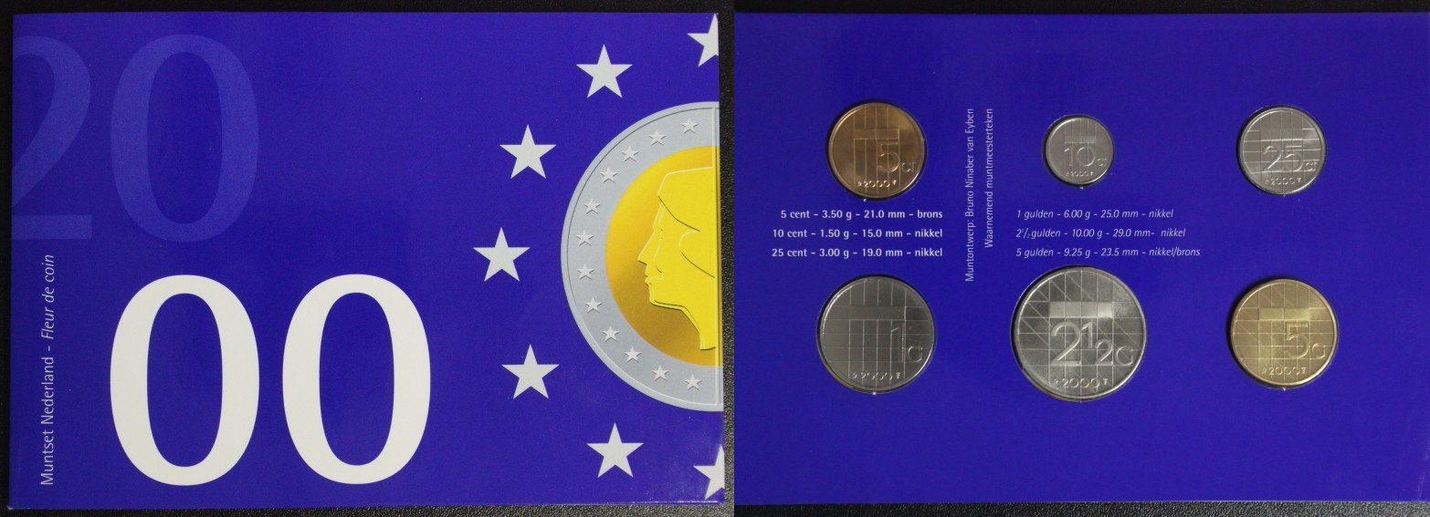 Foto Niederlande Kursmünzensatz 2000