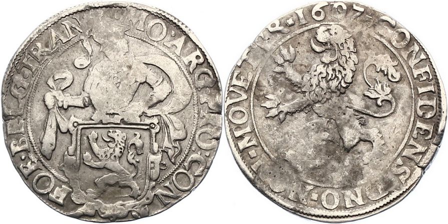 Foto Niederlande-Overijssel Löwentaler 1607