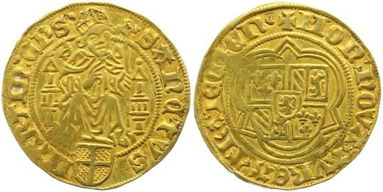 Foto Niederlande-Utrecht, Bistum St Martins Goldgulden Gold 1455-1496