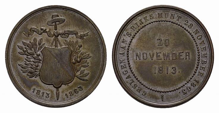 Foto Niederlande Utrecht, Stadt Bronzemedaille 1863